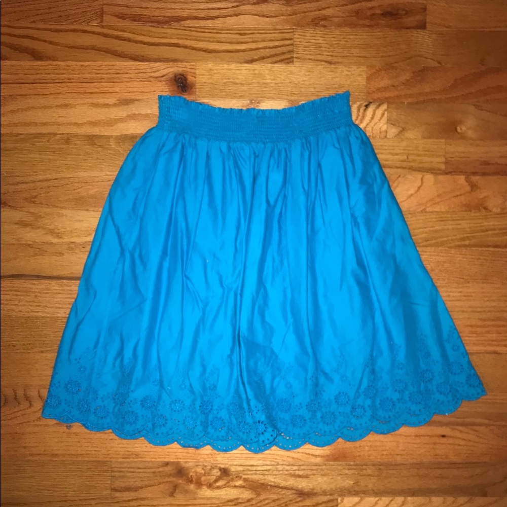 Blue skirt